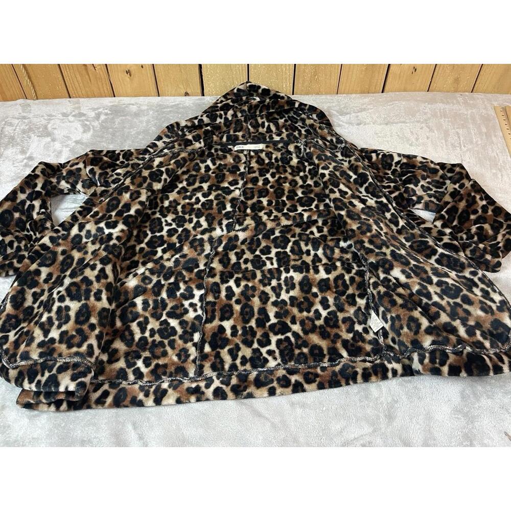 BKE Buckle Leopard Print Jacket Womens Large !! - Picture 8 of 14